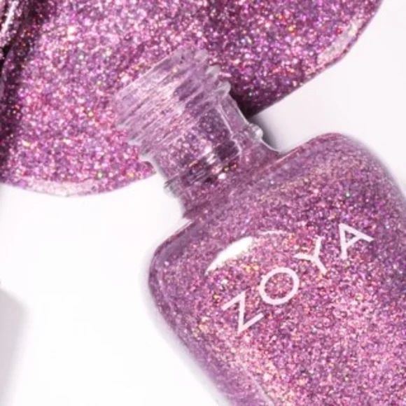 Zoya Sparkling Pink Nail Lacquer - Picture 1 of 3
